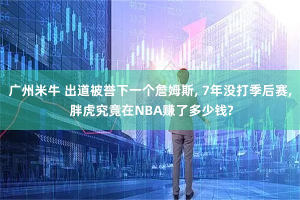 广州米牛 出道被誉下一个詹姆斯, 7年没打季后赛, 胖虎究竟在NBA赚了多少钱?