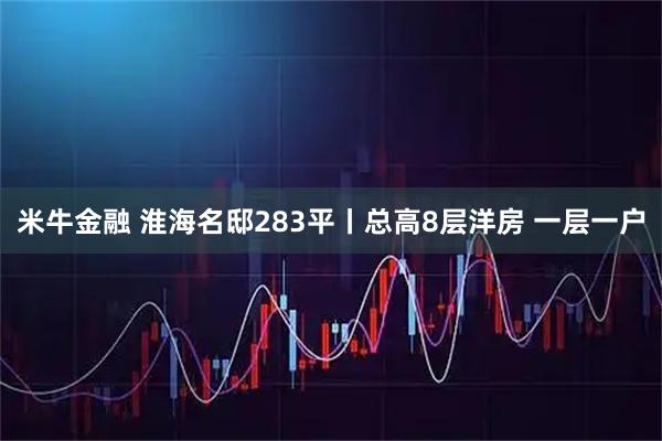 米牛金融 淮海名邸283平丨总高8层洋房 一层一户